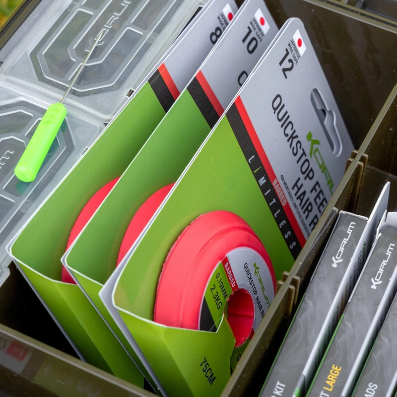 Korum Limitless Quickstop Feeder Hair Rigs Barbed
